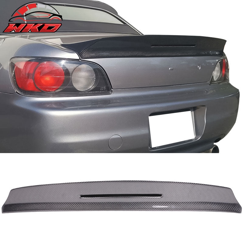 Fits 00-09 Honda S2000 AP1 AP2 TM Style Matte Carbon Fiber Rear Trunk Spoiler
