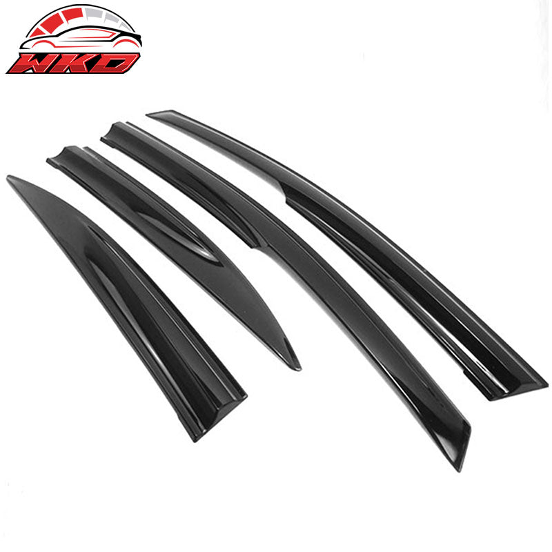 Fits 06-11 Honda Civic 4Dr Mugen Style Window Visors Vent Rain Sun Guard Tape-On