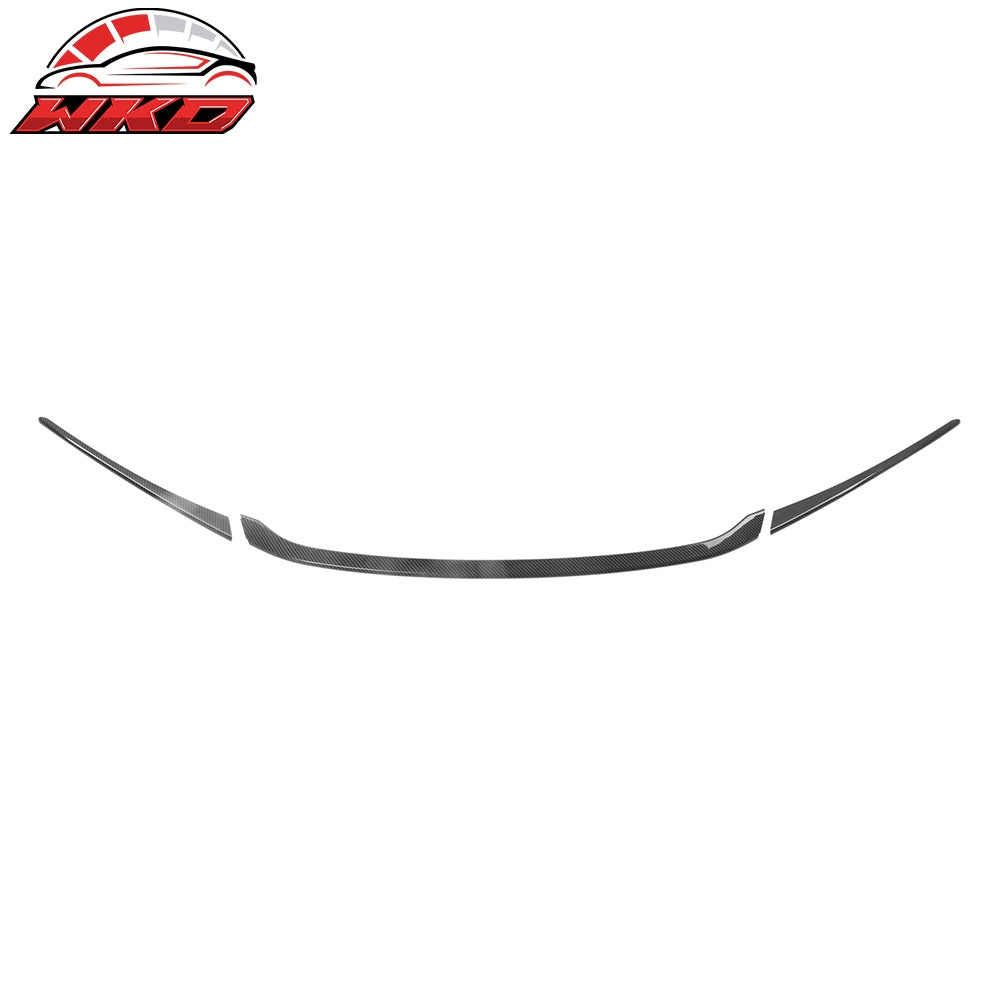 22-26 Honda Civic MD Style 3PCS Hood Bonnet Grille Trim Carbon Fiber Print | Wholesale