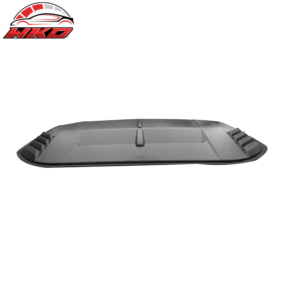 Fits 21-25 Ford Bronco Front Air Intake Hood Bonnet Cover Trim Sanded Black ABS