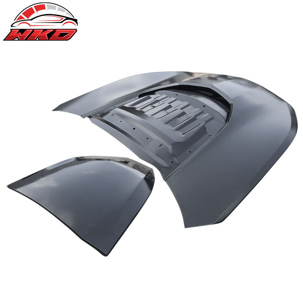 Fits 16-24 Chevrolet Camaro ZL1 Style Aluminum Unpainted Front Bumper Hood Guard