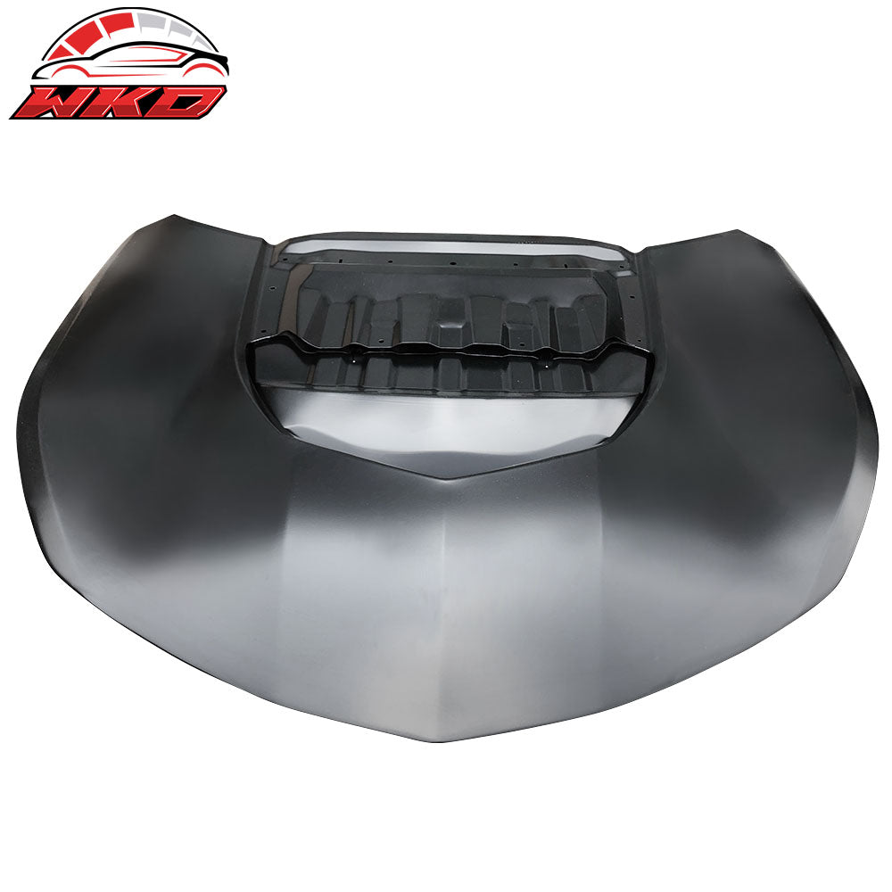 Fits 16-24 Chevrolet Camaro ZL1 Style Aluminum Unpainted Front Bumper Hood Guard