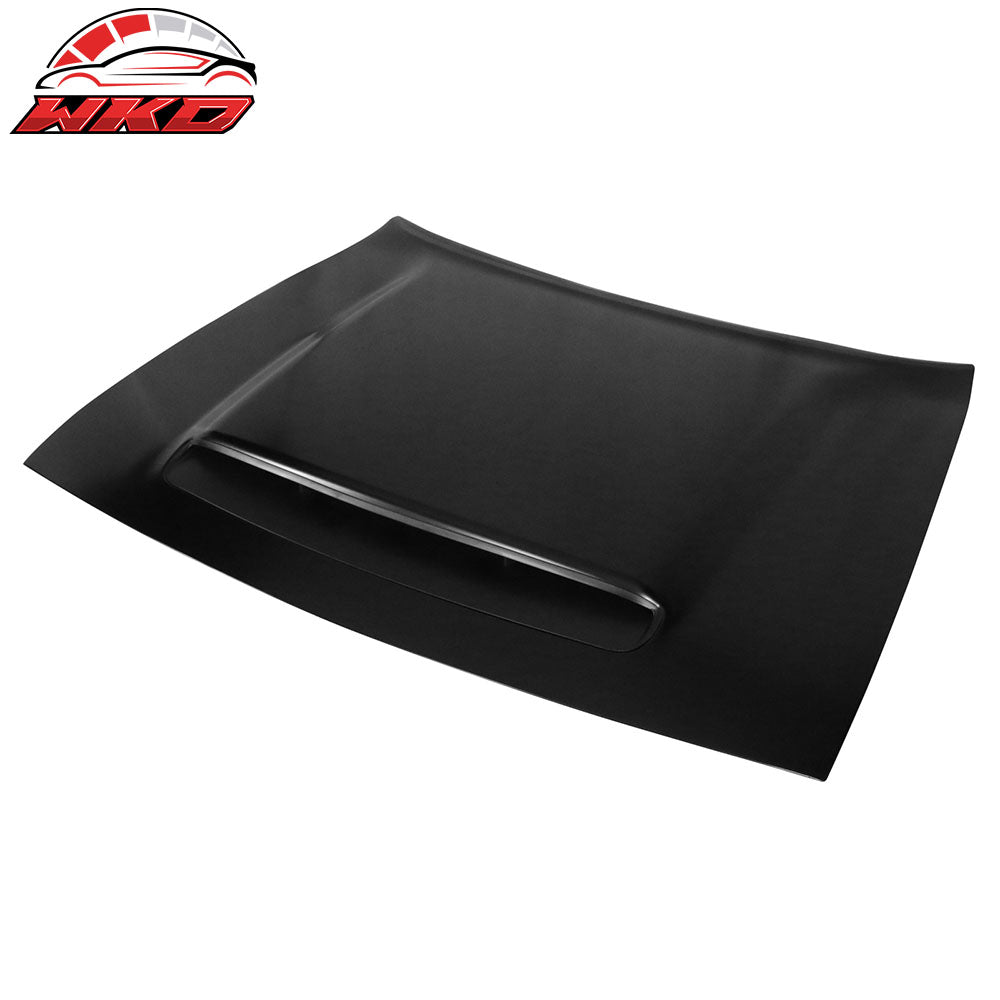 Fits 08-23 Dodge Challenger Demon Style Hood Scoop Air Vent Unpainted - Aluminum