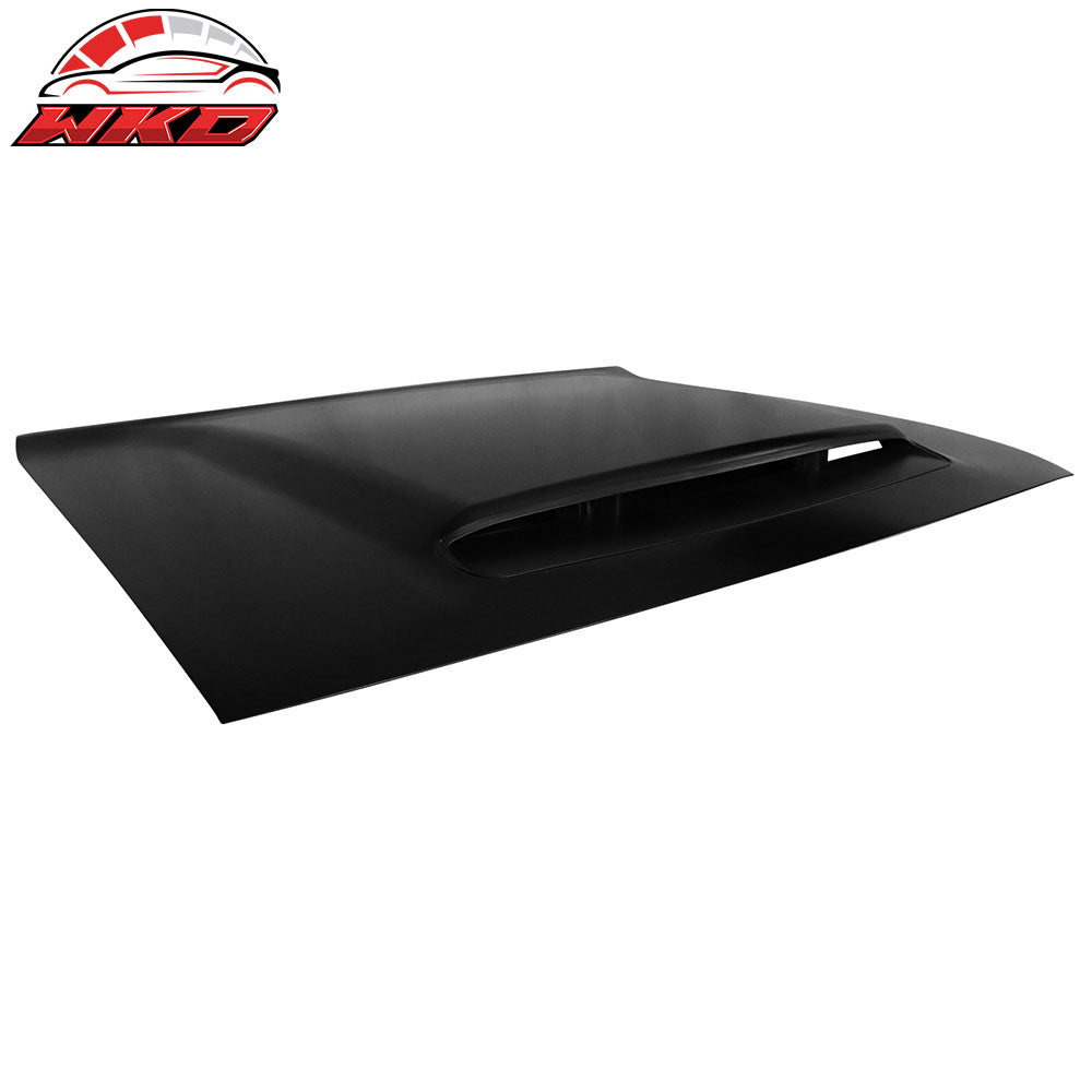 Fits 08-23 Dodge Challenger Demon Style Hood Scoop Air Vent Unpainted - Aluminum