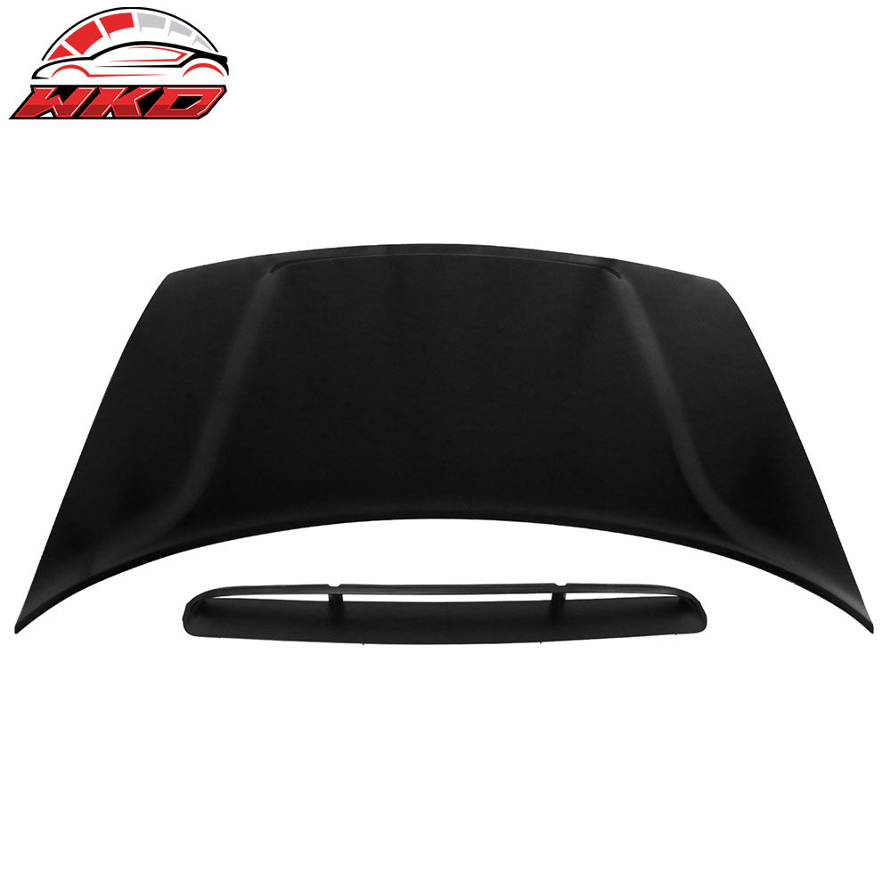 Fits 08-23 Dodge Challenger Demon Style Hood Scoop Air Vent Unpainted - Aluminum
