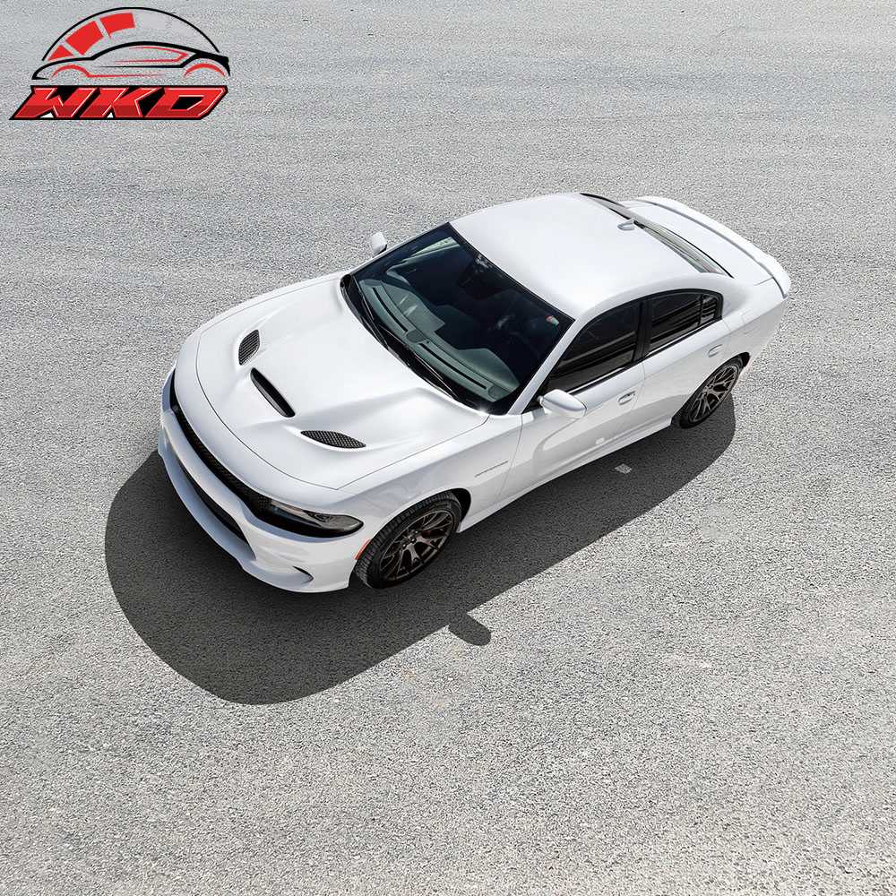 SRT Hellcat Style Aluminum Hood ScoopVent fits 2015-2023 Dodge Charger