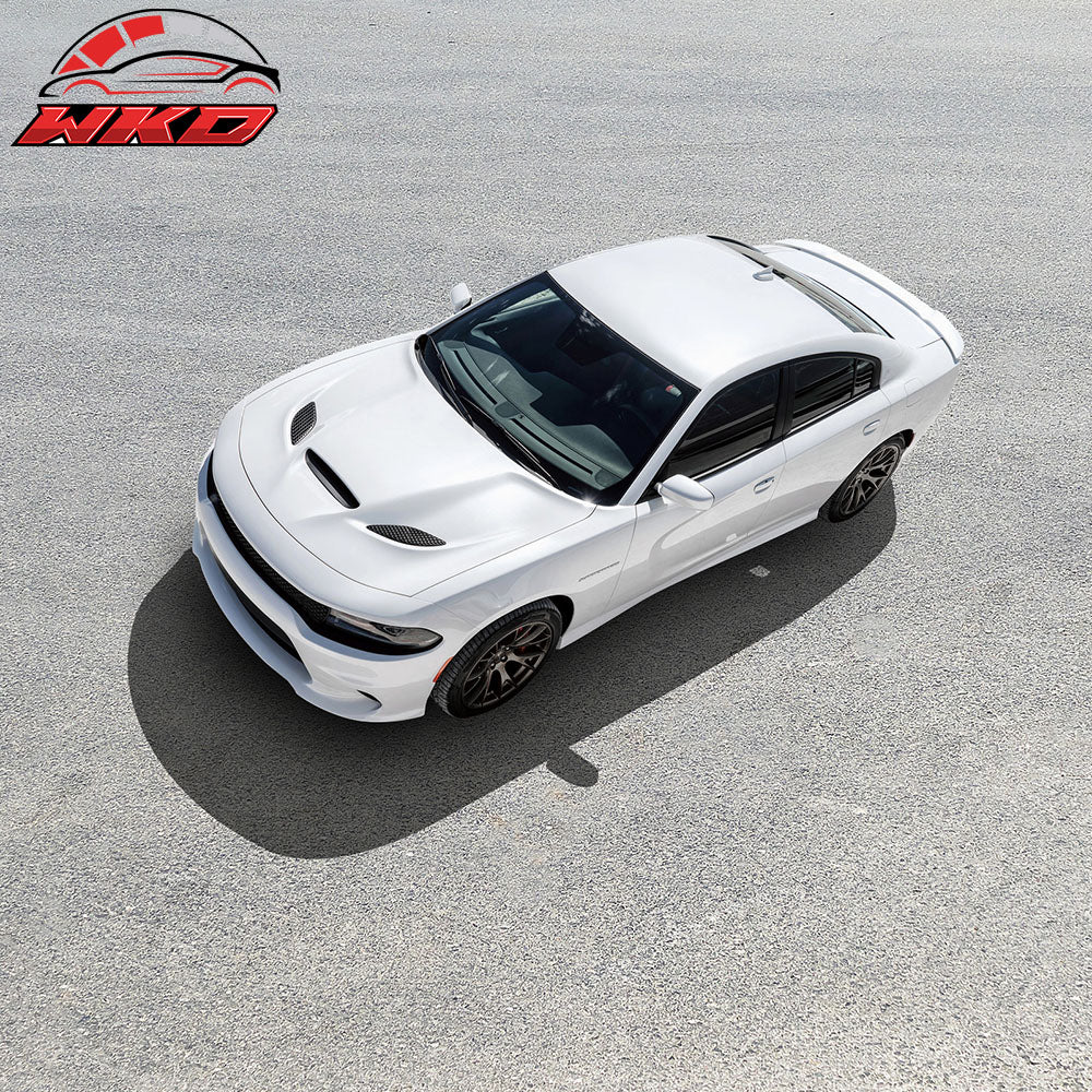 SRT Hellcat Style Aluminum Hood ScoopVent fits 2015-2023 Dodge Charger