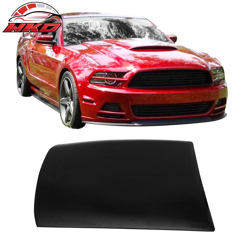 Fits 13-14 Mustang V6 GT Boss Air Hood Vent Scoop Unpainted Black PU
