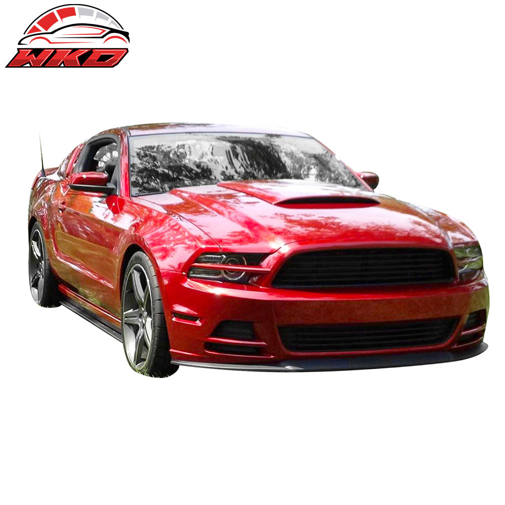 Fits 13-14 Mustang V6 GT Boss Air Hood Vent Scoop Unpainted Black PU