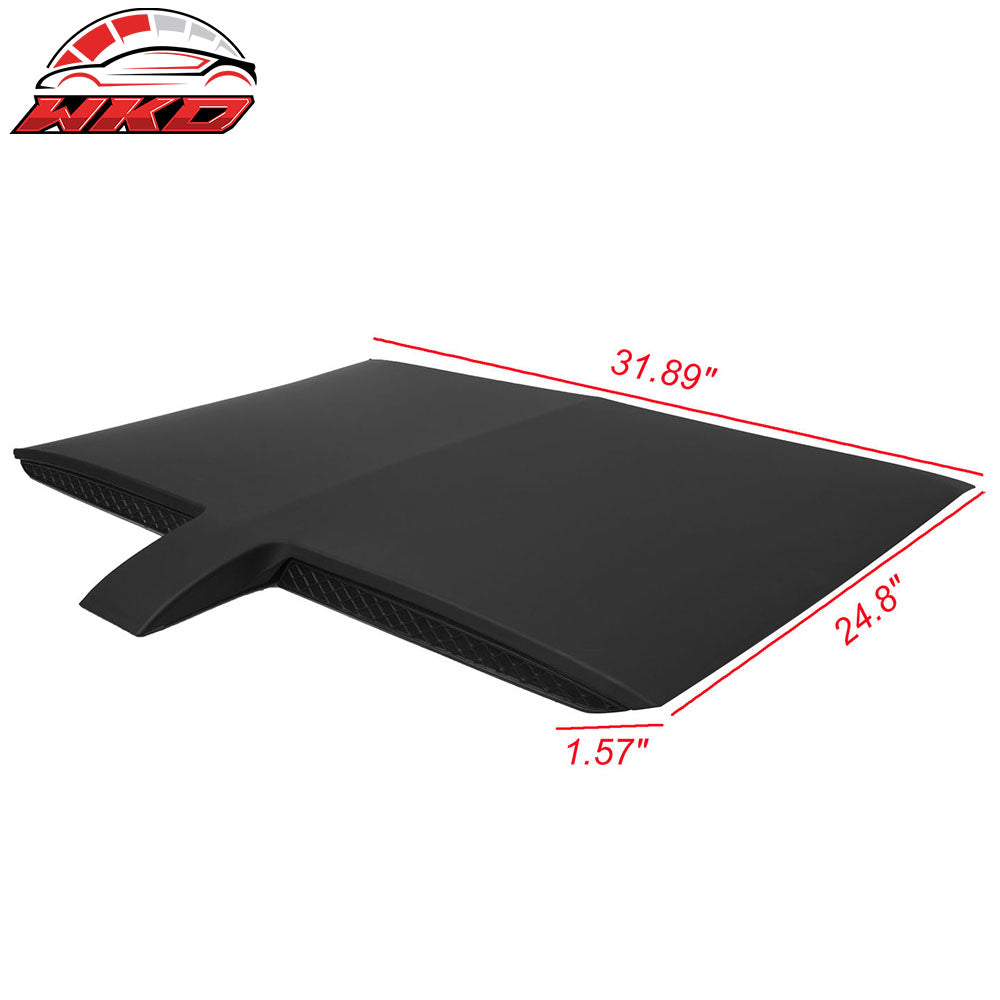 Fits 15-17 Mustang M Type Air Hood Vent Scoop Unpainted Black Polypropylene PP