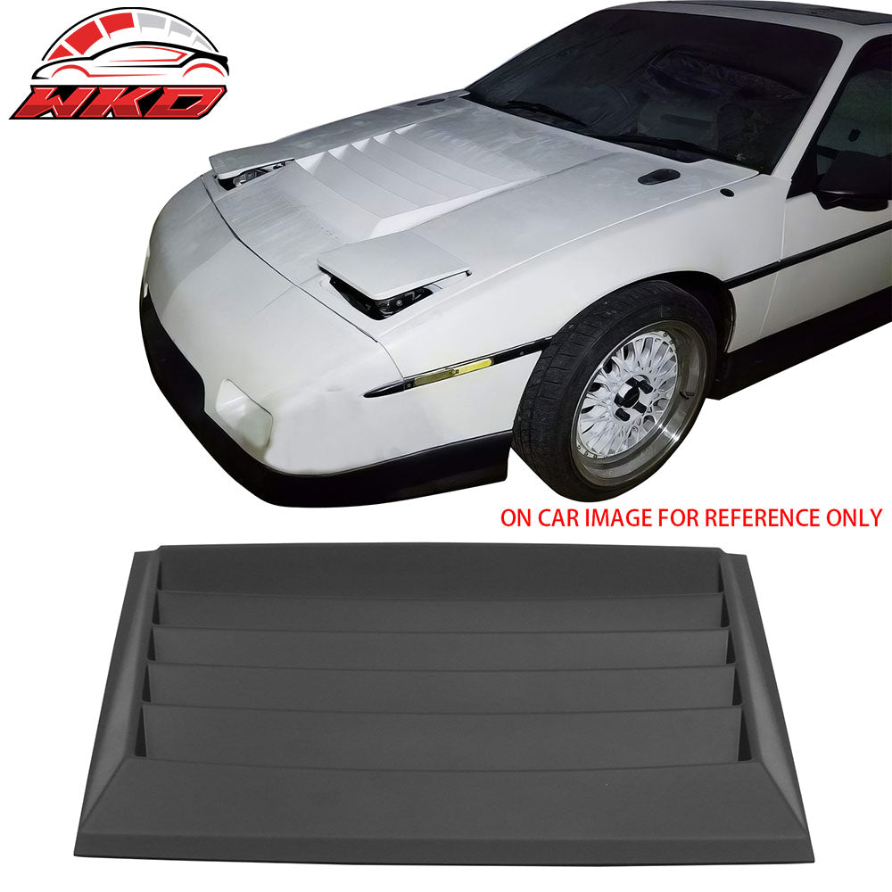 Fits Universal URAS Style Air Flow Hood Vent Scoop Bonnet Cover Primer Black ABS