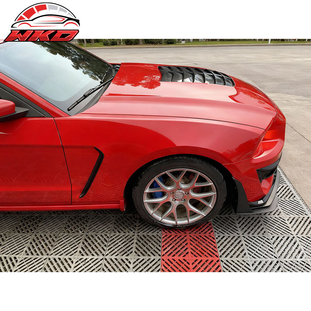 Fits 10-14 Ford Mustang GT500 & 13-14 GT V6 GT500 Style Front Hood Cover Bodykit