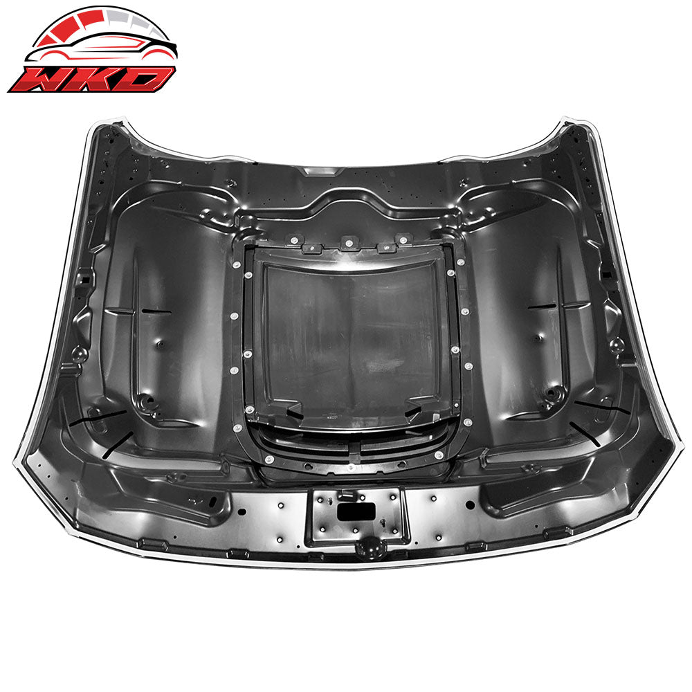 Fits 18-23 Ford Mustang 2Dr GT500 Style Aluminum Front Hood - Unpainted