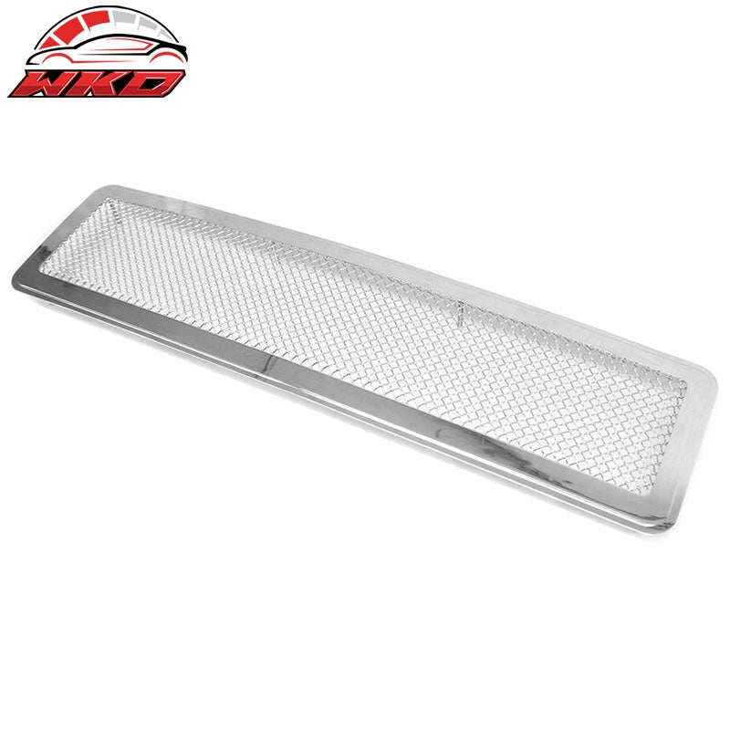 Wholesale 2003-2009 Hummer H2 Mesh Style Front Bumper Grille Chrome Stainless Steel - Wikond Auto