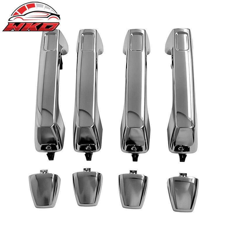 Wholesale 05-09 Hummer H3 Chrome ABS Left Right Side Door Handle Covers Cap Trim 4PCS