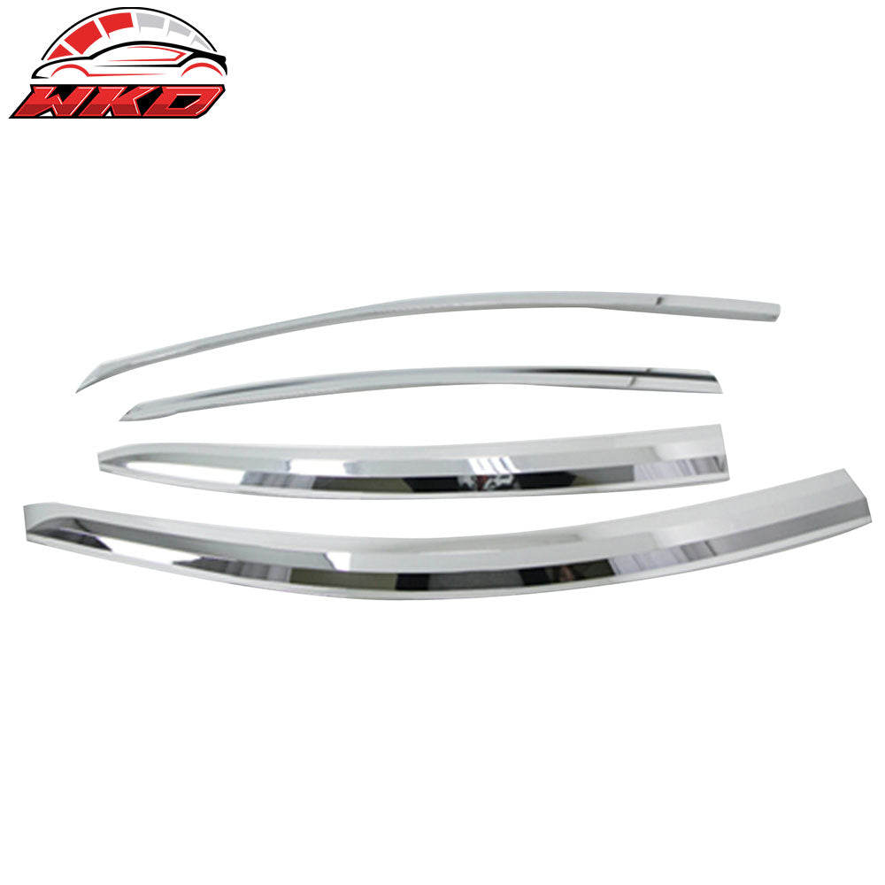 Wholesale 12-17 Hyundai Accent Sedan Side Window Visors Vent Deflectors 4PCS Chrome
