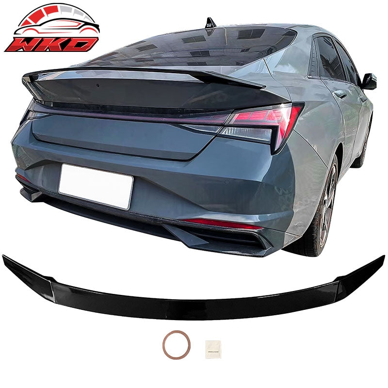 Wholesale 21-26 Hyundai Elantra 4-Door Sedan Rear Trunk Spoiler Wing ABS Gloss Black