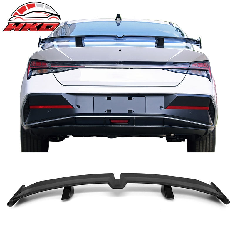 Wholesale 21-26 Hyundai Elantra 54" PRO Style Rear Trunk Spoiler Wing Gloss Black ABS