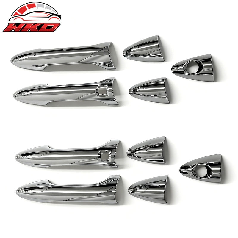 Wholesale 11-16 Hyundai Elantra Chrome Side Door Handle Cover ABS w/ 1 or 2 Keyholes - Wikond Auto