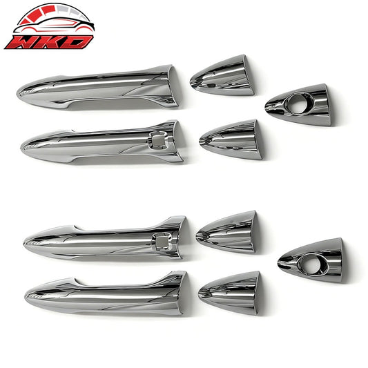 Wholesale 11-16 Hyundai Elantra Chrome Side Door Handle Cover ABS w/ 1 or 2 Keyholes - Wikond Auto