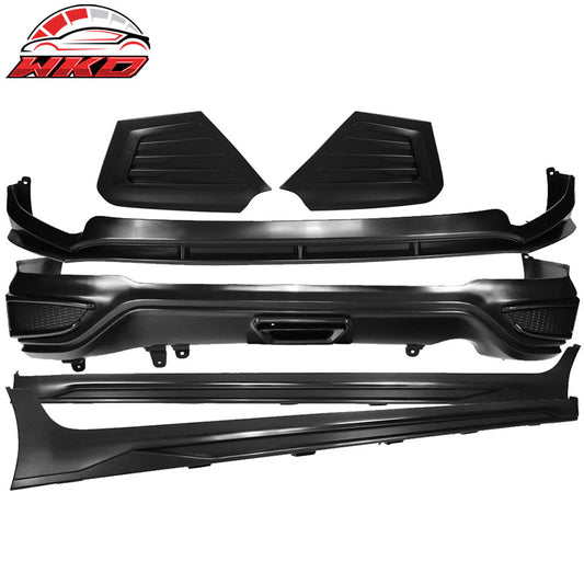 Wholesale 17-18 Hyundai Elantra SPW Style Front Bumper Lip Rear Diffuser Side Skirts