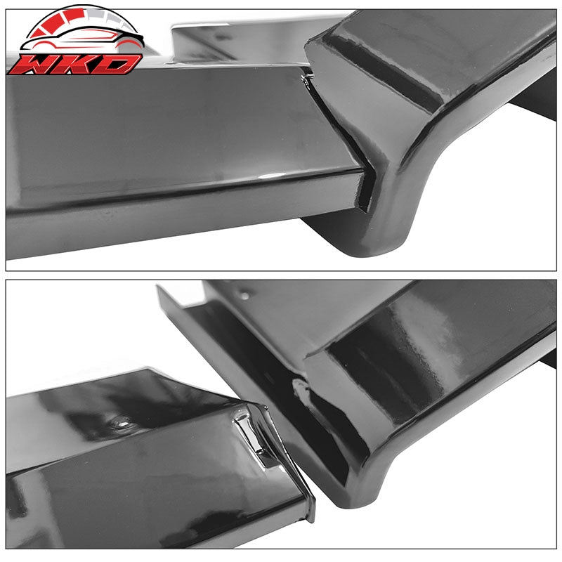 Fits 21-23 Hyundai Elantra IKON Style Gloss Black Rear Bumper Lip Diffuser - PP