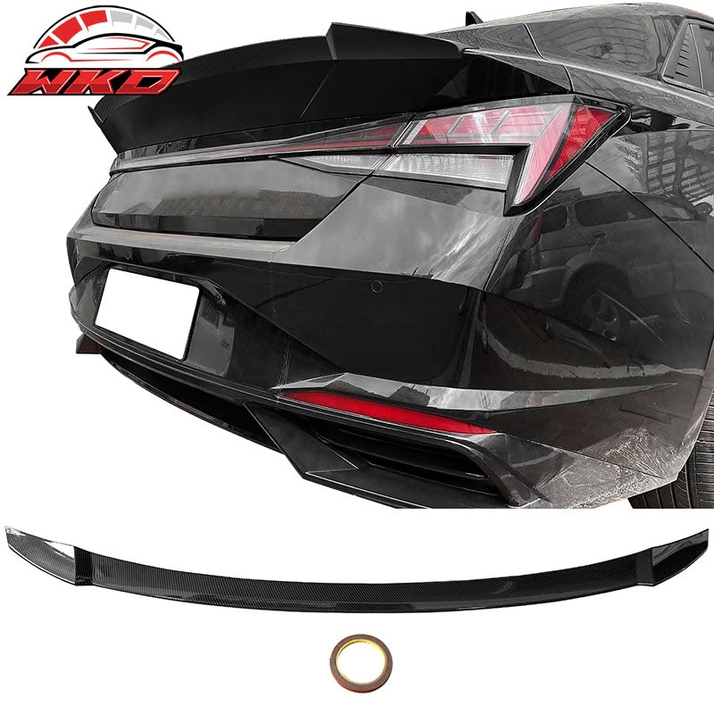 Wholesale 21-26 Hyundai Elantra M4 Carbon Fiber Style Trunk Spoiler - Wikond Auto