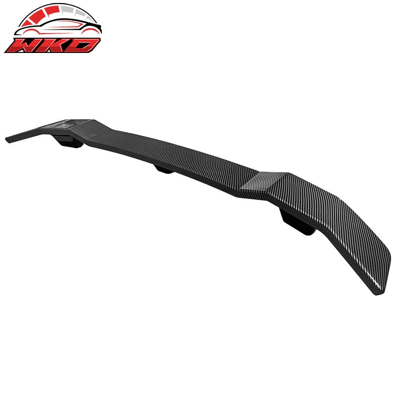 Fits 21-26 Hyundai Elantra N Style Trunk Spoiler Wing Lid Carbon Fiber Print ABS