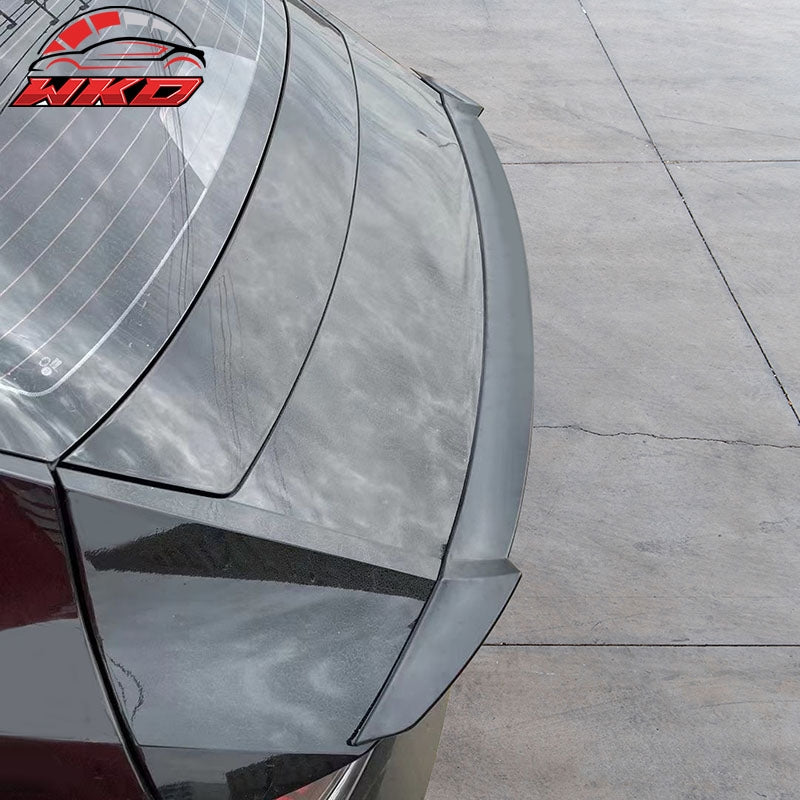 Fits 21-26 Hyundai Elantra Sedan M4 Style Rear Trunk Spoiler Lid ABS Matte Black