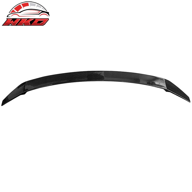 Fits 21-26 Hyundai Elantra Sedan Rear Trunk Spoiler Wing ABS Carbon Fiber Print