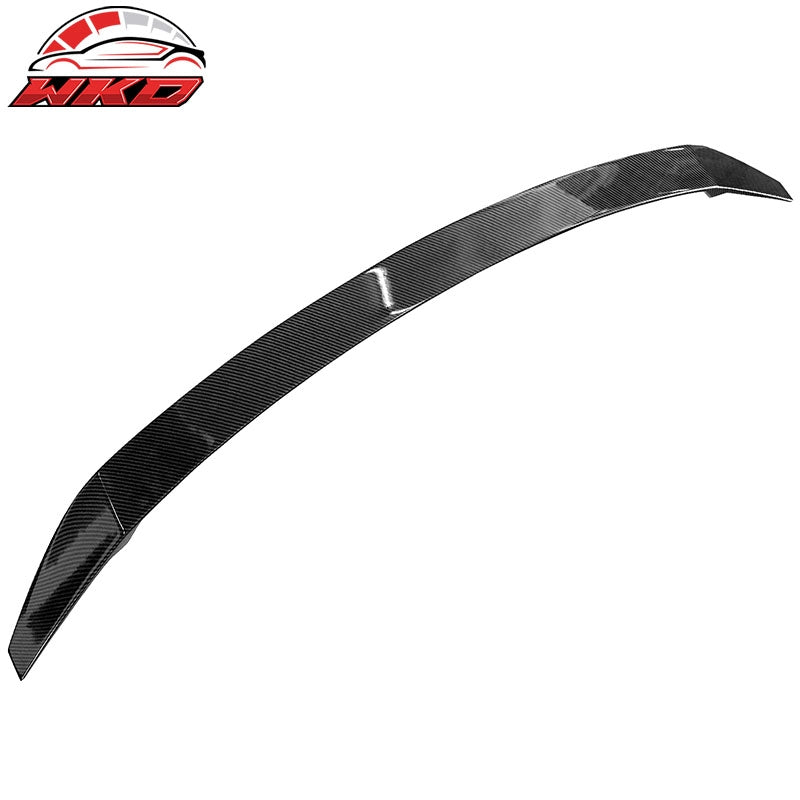Fits 21-26 Hyundai Elantra Sedan Rear Trunk Spoiler Wing ABS Carbon Fiber Print