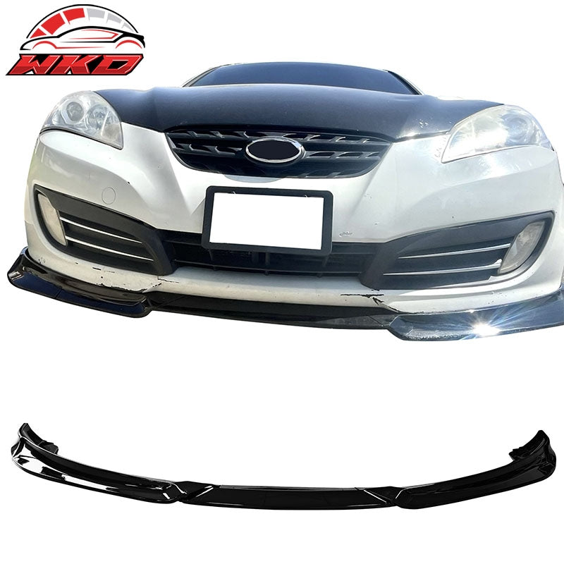 Wholesale 10-12 Hyundai Genesis Coupe KS PP Front Bumper Lip Chin Spoiler Gloss Black - Wikond Auto