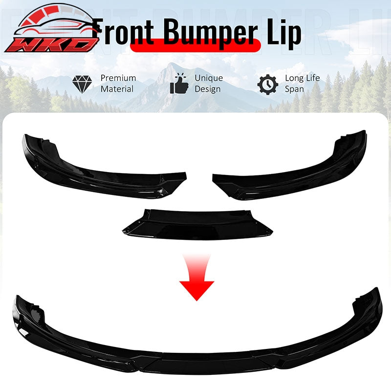 Wholesale 10-12 Hyundai Genesis Coupe KS PP Front Bumper Lip Chin Spoiler Gloss Black - Wikond Auto