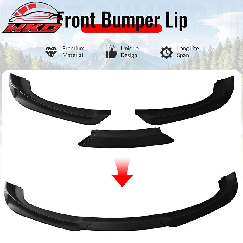 Wholesale 10-12 Hyundai Genesis Coupe KS PP Front Bumper Lip Chin Spoiler Matte Black - Wikond Auto