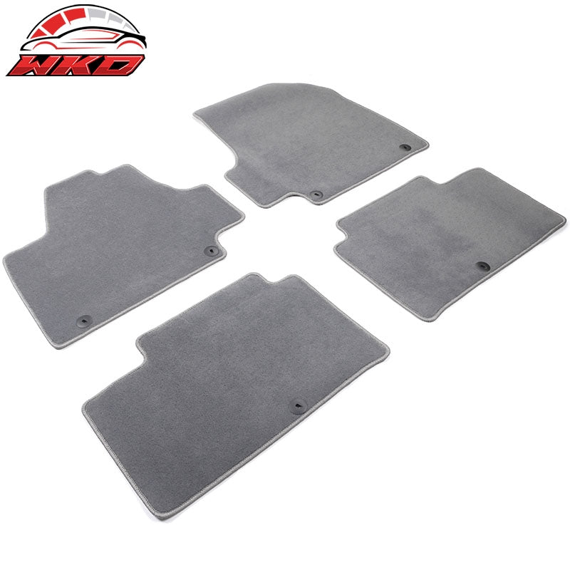 Wholesale 22-24 Hyundai Ioniq 5 4DR Front & Rear Floor Mats Carpet Nylon 4PCS - Gray - Wikond Auto