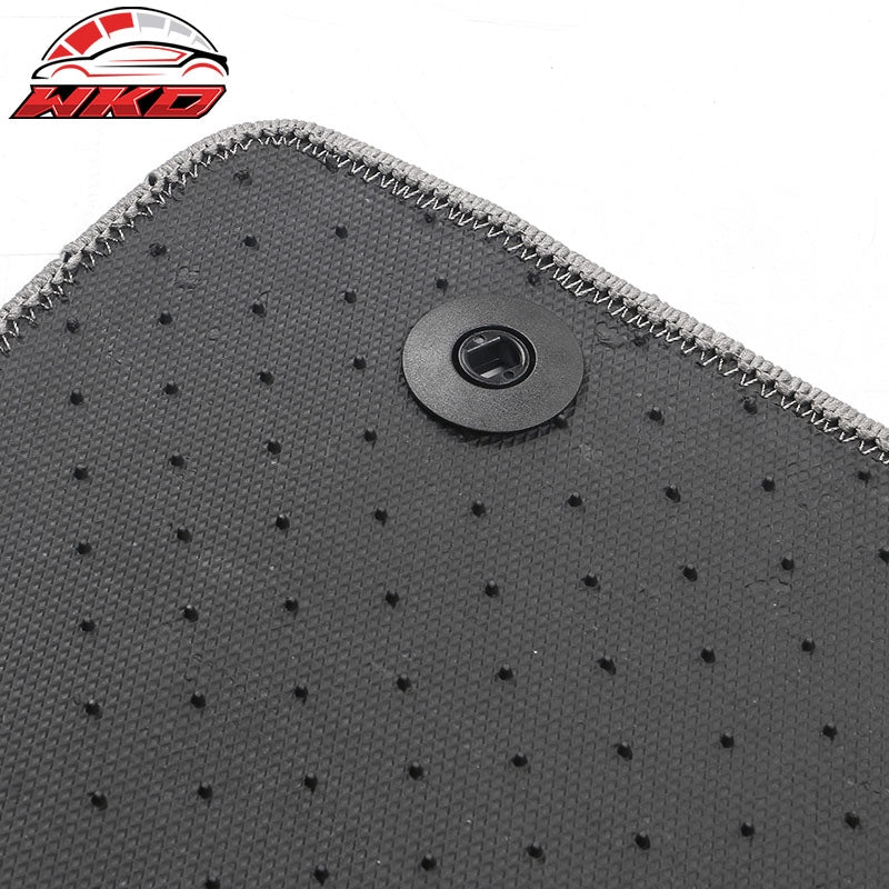 Wholesale 22-24 Hyundai Ioniq 5 4DR Front & Rear Floor Mats Carpet Nylon 4PCS - Gray - Wikond Auto