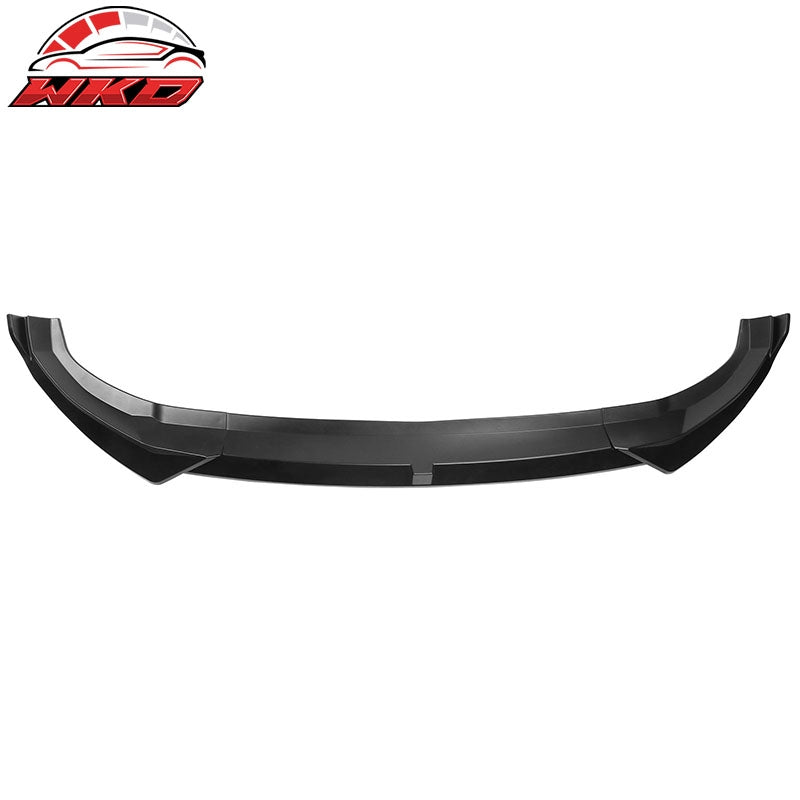 For 22-24 Hyundai Ioniq 5 IKON Style 3PC Front Bumper Lip Spoiler Matte Black PP