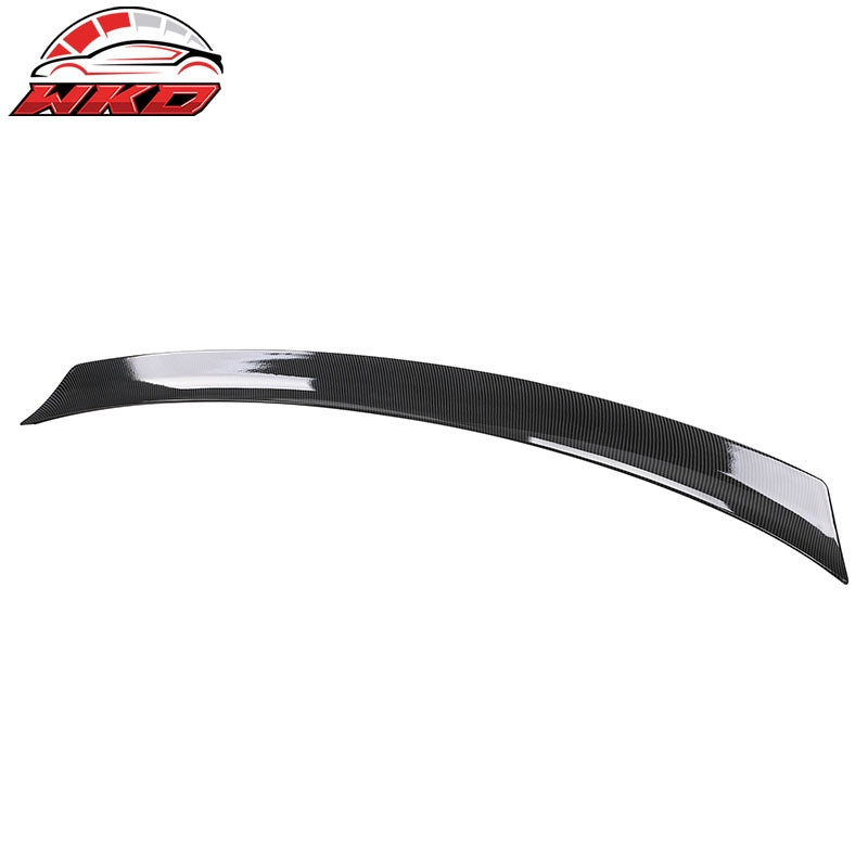 For 22-25 Hyundai Ioniq 5 N ABS Trunk Spoiler Middle Lip Carbon Fiber Print