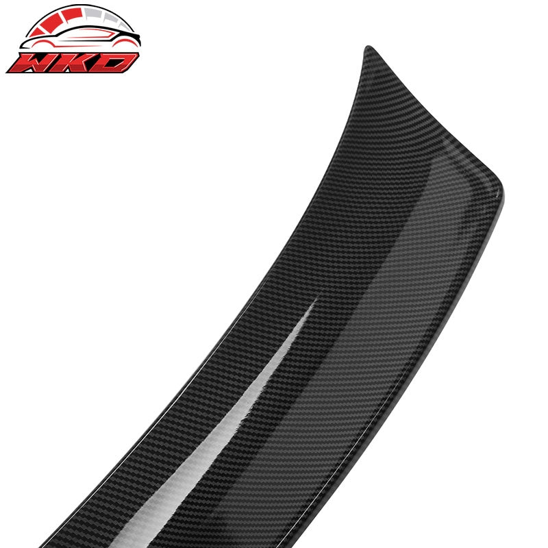 For 22-25 Hyundai Ioniq 5 N ABS Trunk Spoiler Middle Lip Carbon Fiber Print