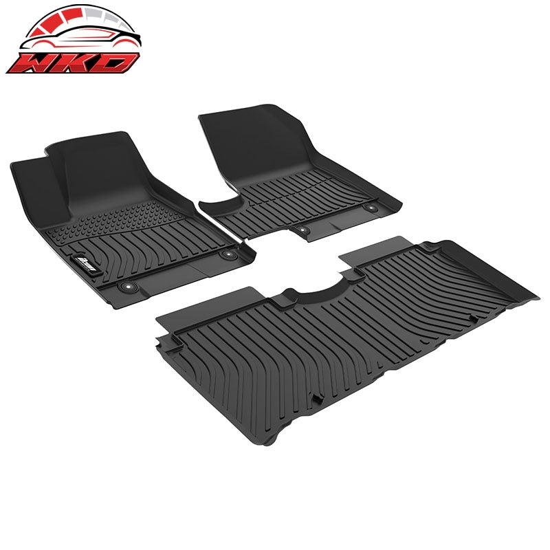 Fits 25-26 Hyundai Ioniq 5 W/Fixed Console TPE 3D Floor Mats Cargo Liner Carpets