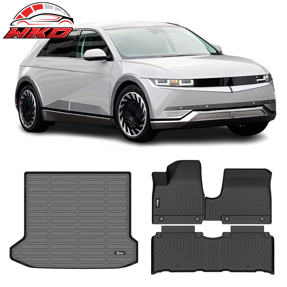 Wholesale 22-24 Hyundai Ioniq 5 All Weather 3D Floor Mat Carpet Trunk Cargo Liner TPE
