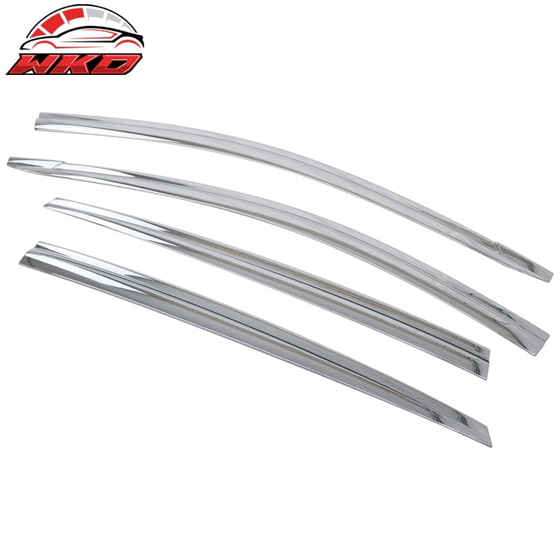 Wholesale 17-22 Hyundai Ioniq Window Visors ABS Chrome Sun Rain Guard Deflector 6PCS - Wikond Auto