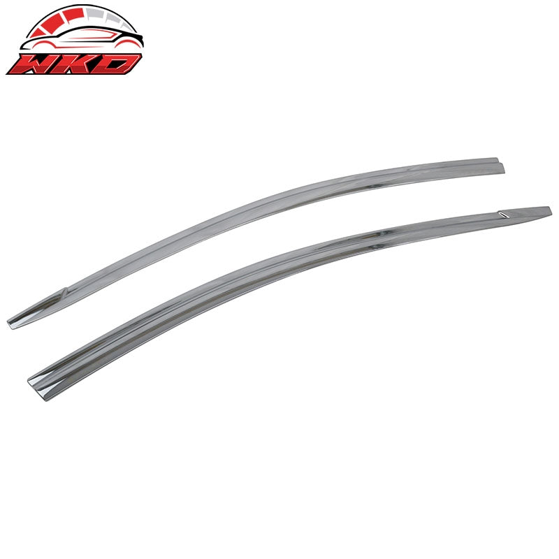 Wholesale 17-22 Hyundai Ioniq Window Visors ABS Chrome Sun Rain Guard Deflector 6PCS - Wikond Auto
