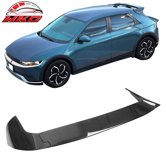 Wholesale 22-24 Hyundai Ioniq 5 Carbon Fiber Print IKON Rear Roof Spoiler Wing ABS 3PC
