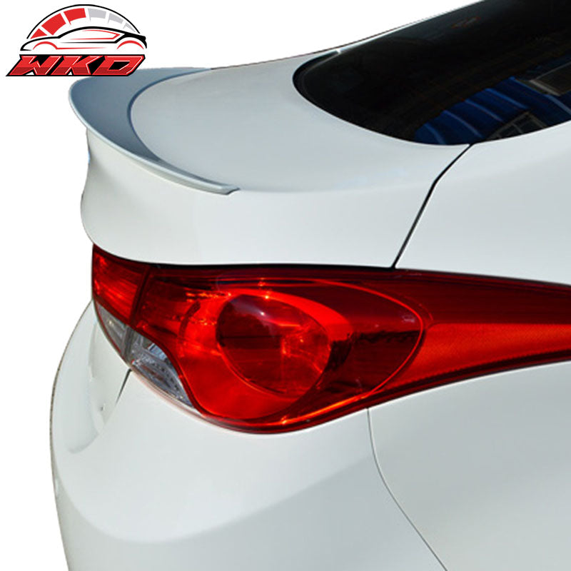 Fits 10-15 Hyundai Elantra Sedan OE Style Rear Trunk Spoiler Wing ABS Unpainted