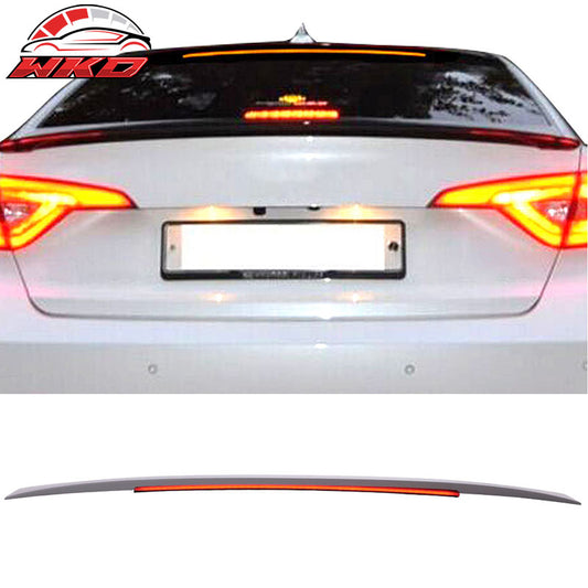 Wholesale 15-17 Hyundai Sonata Unpainted ABS Long LED Surface Emitting Roof Spoiler