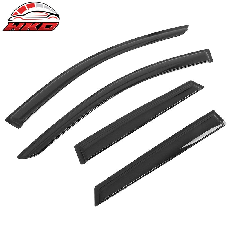 Fits 22-26 Hyundai Santa Cruz Tape on Window Visors Vent Rain Sun Wind Guards