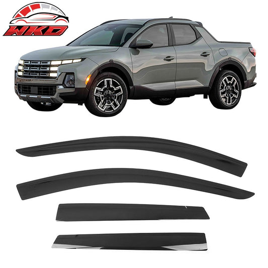 Wholesale 22-26 Hyundai Santa Cruz Low Profile Style Tape on Window Visors Deflector