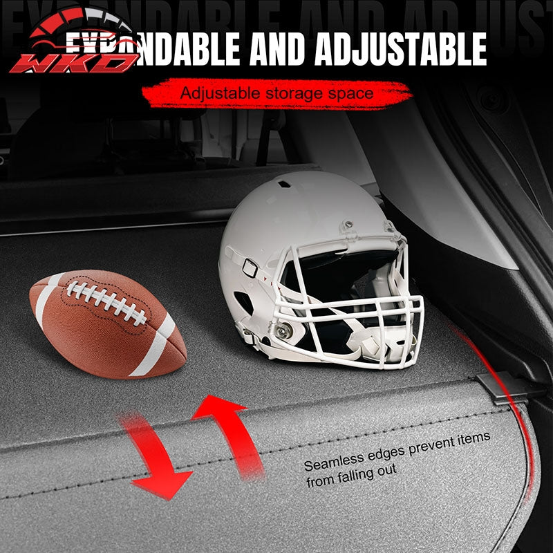 Wholesale 21-23 Hyundai Santa Fe 3D TPE Trunk Mat Cargo Liner Pad + Gray Cargo Cover - Wikond Auto