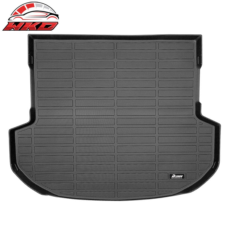 Wholesale 21-23 Hyundai Santa Fe 3D TPE Trunk Mat Cargo Liner Pad + Gray Cargo Cover - Wikond Auto